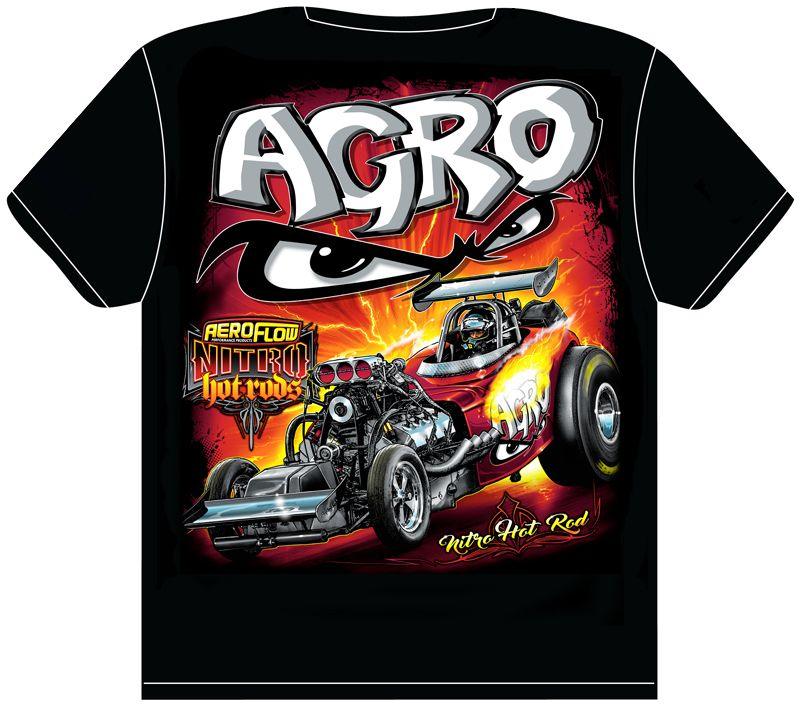 Aeroflow 'Agro' Nitro Hot Rod T-Shirt (RTAGRO-MEDIUM) RTAGRO-MEDIUM