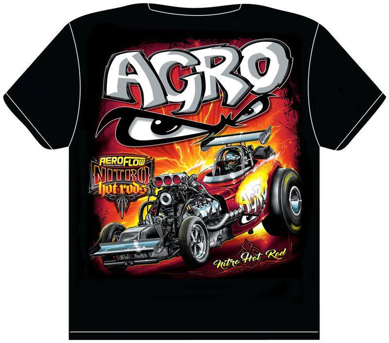 Aeroflow 'Agro' Nitro Hot Rod T-Shirt (RTAGRO-MEDIUM)