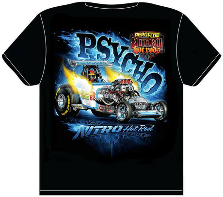 Aeroflow 'Psycho' Nitro Hot Rod T-Shirt (RTPSYCHO-XXL) RTPSYCHO-XXL