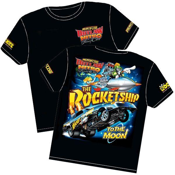 Aeroflow 'The Rocket Ship' Wheelstander T-Shirt (RTRS-S) RTRS-S
