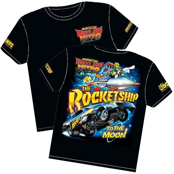 Aeroflow 'The Rocket Ship' Wheelstander T-Shirt (RTRS-S)