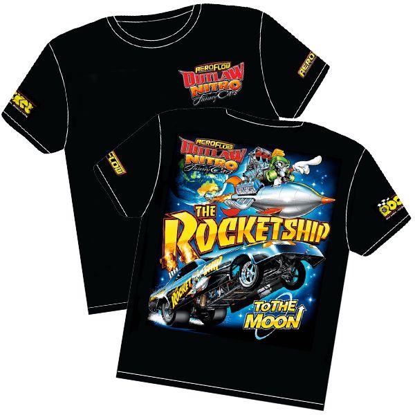 Aeroflow 'The Rocket Ship' Wheelstander T-Shirt (RTRS-YOUTH-M)