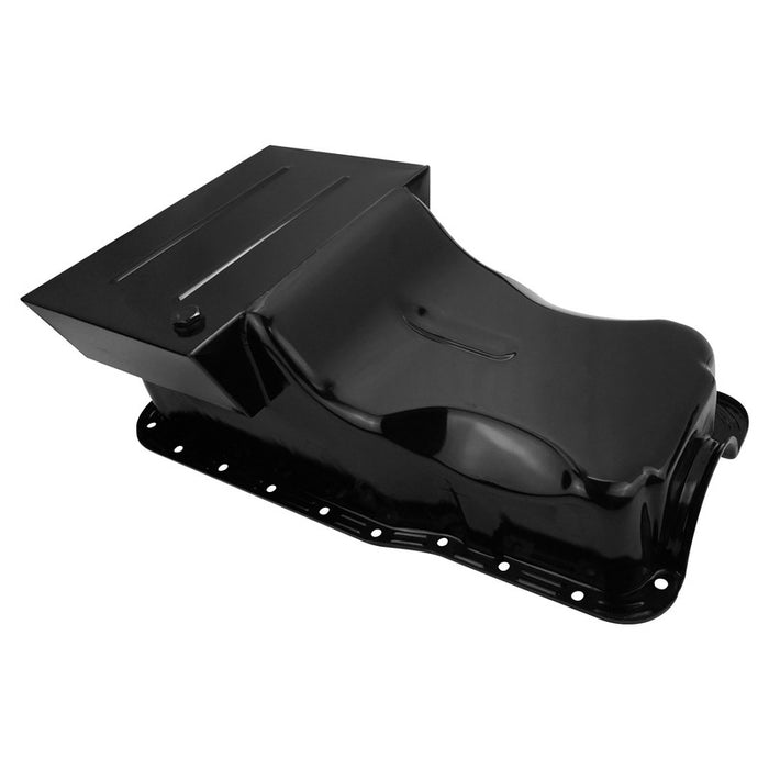 RTS Oil Pan, SB Ford 289-302W, 347 Stroker, Steel Black, 6.5 Lt, Windage Tray, Suit Early Falcon, Each - RTS-2002