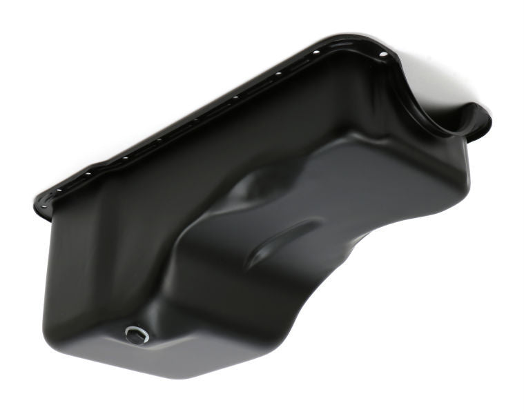 RTS Oil Pan Sump, Steel, Black Finish, Replacement, SB For Ford Falcon 289, 302 Windsor, Each - RTS-25-9078BK