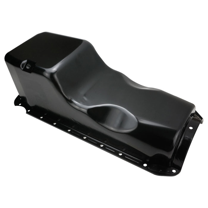 RTS Oil Pan Sump, Steel, Painted Black Finish, Replacement, BB Chev Holden, 396-454, 65-90 Mark IV, Each - RTS-25-9294BK