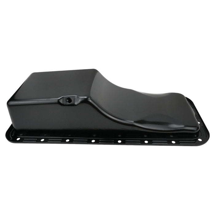 RTS Oil Pan Sump, Steel, Black Finish, Replacement, BB FE 390, 427, 428 Ford Falcon, Each - RTS-25-9330BK