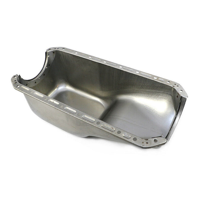 RTS Oil Pan Sump, Steel Raw Finish Replacement, BB For Chrysler, Early Hemi, 331-392, Each - RTS-25-9497U
