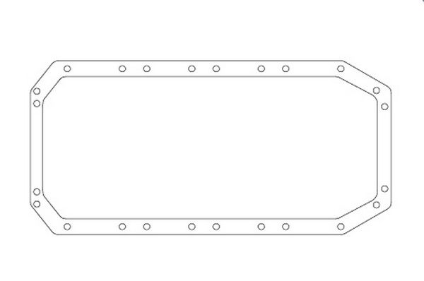 SCE AccuSeal Oil Pan Gasket - 9.375" inside width (SCE-261092)