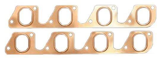 SCE Pro Copper Embossed Exhaust Gasket - 1.350" x 1.875" (SCE-4052) SCE-4052
