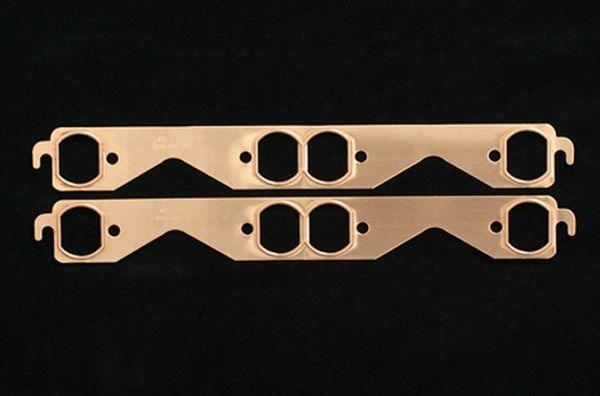 SCE Pro Copper Embossed Exhaust Gasket - 1.450" x 1.850" (SCE-4311) SCE-4311