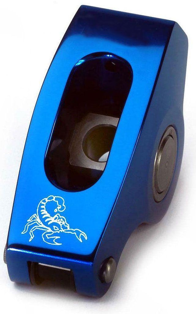 Scorpion Race Series Aluminium Roller Rocker Set 7/16" Stud Mount - 1.6 Ratio (SCP1003BL) SCP1003BL