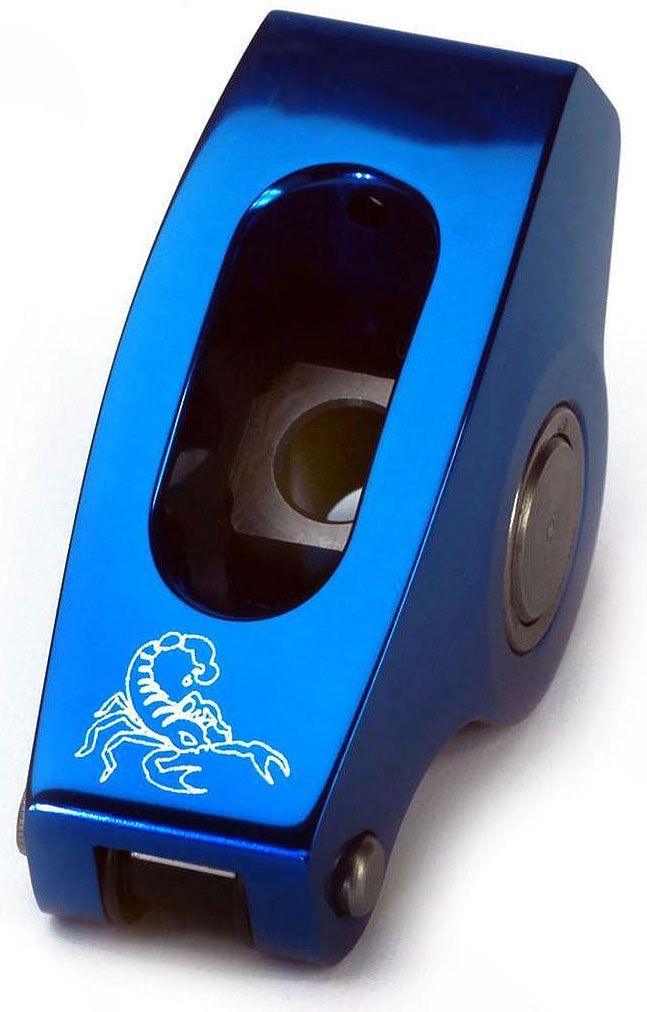 Scorpion Race Series Aluminium Roller Rocker Set 3/8" Stud Mount - 1.6 Ratio (SCP1017BL) SCP1017BL