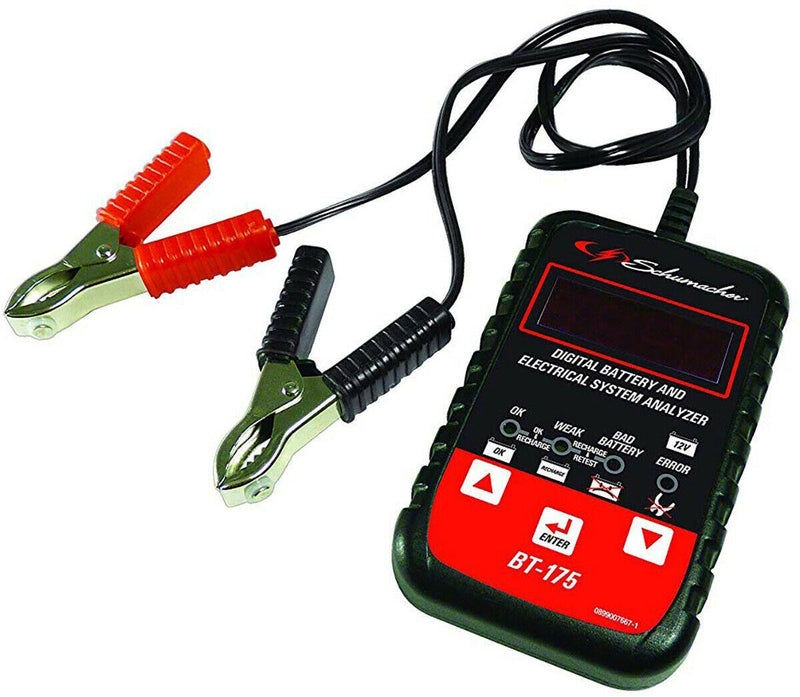 Schumacher Digital 12V Battery Tester (SEBT175) SEBT175