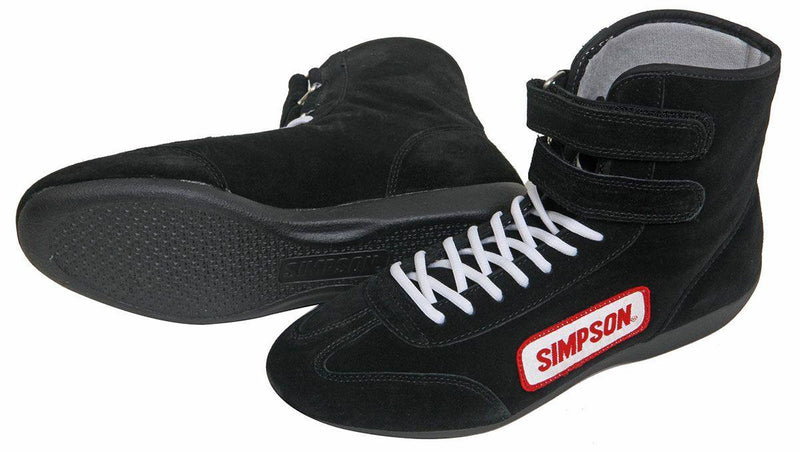 Simpson Hightop SFI-5 Racing Shoes, Black (SI28140BK) SI28140BK