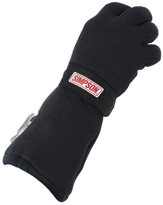 Simpson Holeshot-22 SFI-20 Racing Glove, Black (SI37017LK)