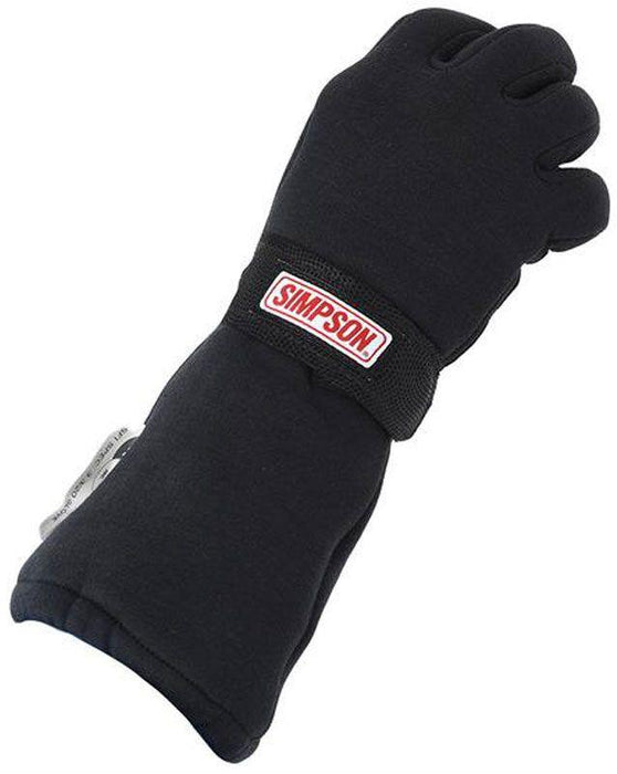 Simpson Holeshot-22 SFI-20 Racing Glove, Black (SI37017SK)