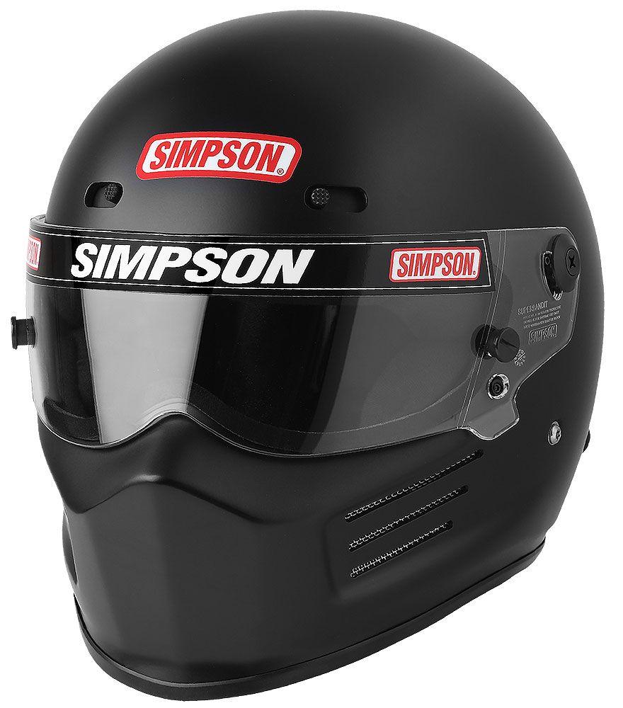 Simpson Bandit SA2020 Helmet, Matte Black (SI7200008)