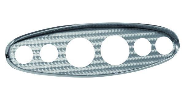 Roadster SO-CAL Speed Shop S/S Finish 6 Gauge Panel (SO001-60710) SO001-60710