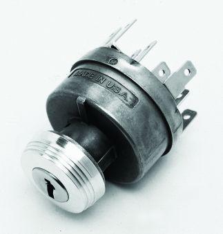Roadster SO-CAL Speed Shop Polished Art Deco Ignition Switch (SO001-60752) SO001-60752