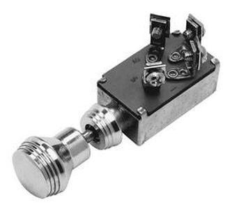 Roadster SO-CAL Speed Shop Polished Art Deco Keyless Ignition Switch (SO001-60753) SO001-60753