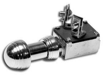 Roadster SO-CAL Speed Shop Polished 40 Style Knob Push Horn Switch (SO001-60768) SO001-60768