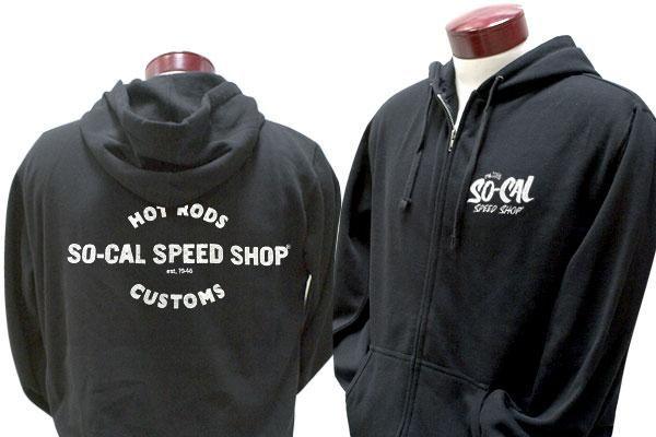 Roadster SO-CAL Speed Shop Vintage Zip-Up Hoodie (SOSSM-7009SC10X) SOSSM-7009SC10X