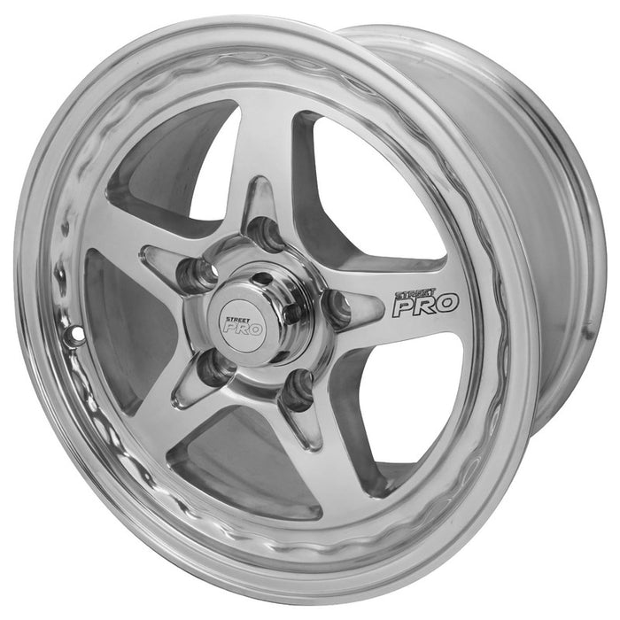 Street Pro ll V Convo Pro Wheel Polished 15x8 in. For Holden Commodore Bolt Circle 5 x 120mm (+42) 6.15 in. Back Space - STP002-158000COM-POL