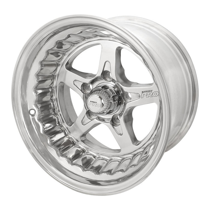 Street Pro ll Convo Pro Wheel Polished 15x8.5' For Ford Bolt Circle 5x 4.50', (-32) 3.50' Back Space - STP002-158000F-POL