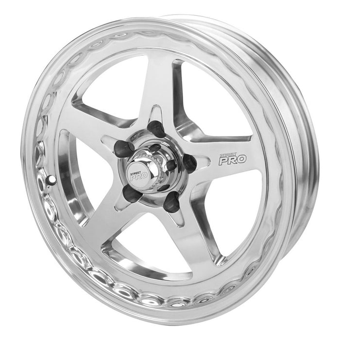Street Pro ll Convo Pro Wheel Polished 17x4.5' For Holden For Chevrolet Bolt Circle 5 x 4.75' (-26) 1-3/4' Back Space - STP002-174000-POL