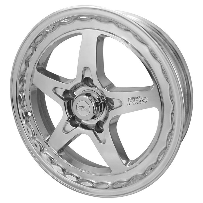 Street Pro ll V Convo Pro Wheel Polished 17x4.5 in. For Holden Commodore Bolt Circle 5 x 120mm (0) 2.75 in. Back Space - STP002-174500COM-POL