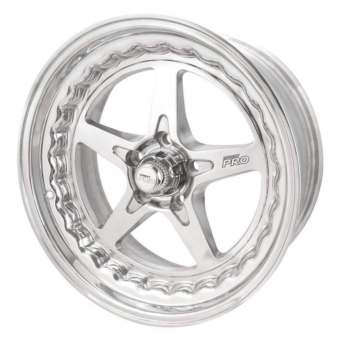 Street Pro ll Convo Pro Wheel Polished 18x8' For Ford Bolt Circle 5x 4.50', (0) 4.50' Back Space - STP002-188000F-POL