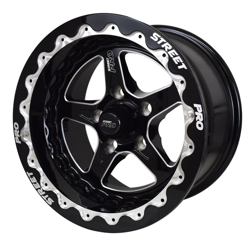 Street Pro 002 Convo Pro Wheel, Black Beadlock Style (STP002-BL-BK) STP002-BL-BK