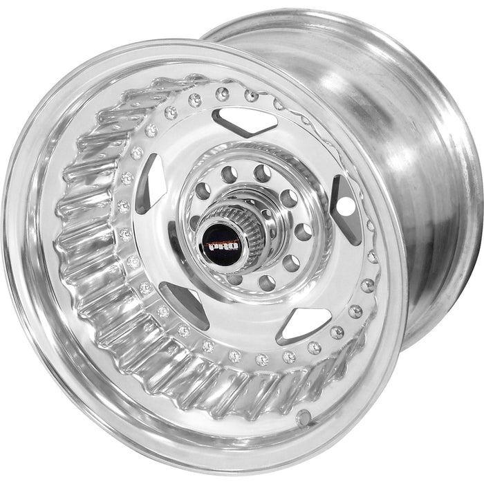 Street Pro Convo Pro Wheel Polished 15x10' For Holden For Chevrolet For Ford Dual Bolt Circle (-25) 4.50' Back Space - STP005-151000