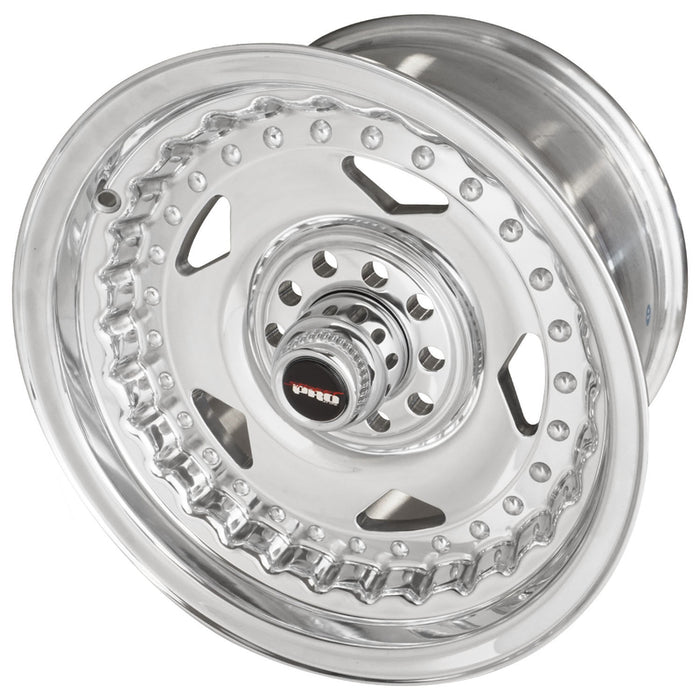 Street Pro Convo Pro Wheel Polished 15x8.5' For Holden Early Bolt Circle (6) 5.0' Back Space - STP005-158002