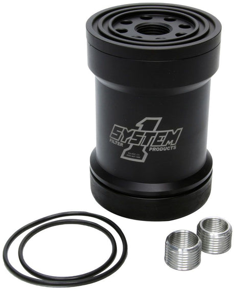 System 1 Long Billet Oil Filter 75 Micron, Universal Thread 3-3/4 x 5-3/4 (SY209-571B)