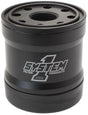 System 1 Spin On Oil Filter 3" Long Black Anodized with Metric Threads (SY210-314)