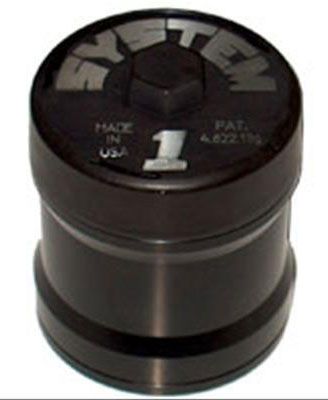 System 1 Small Billet Oil Filter 35 Micron 20mm Thread 3" Dia. 3-3/4" Long (SY210-320)