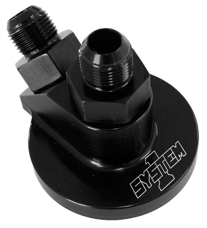 System 1 Billet Block Adapter, Black (SY229-90559-10B)