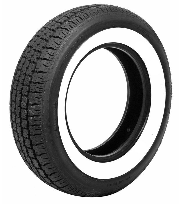 ACT 195/75-R15 Radial Tyre With 2-1/4" Whitewall (TIRAMC195-75R-15)