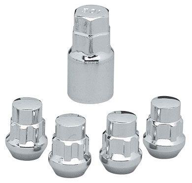 Topline Chrome Tapered Wheel Lock Nuts (TLC40205C)