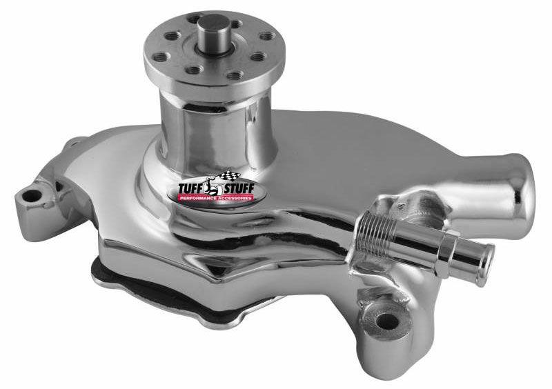 Tuff Stuff Cast Short Water Pump, Chrome Finish (TUF1354NA)