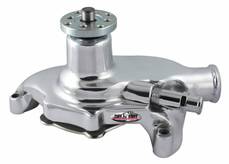 Tuff Stuff Platinum SuperCool Alloy High Flow Short Water Pump, Chrome Finish (TUF1394NA) TUF1394NA