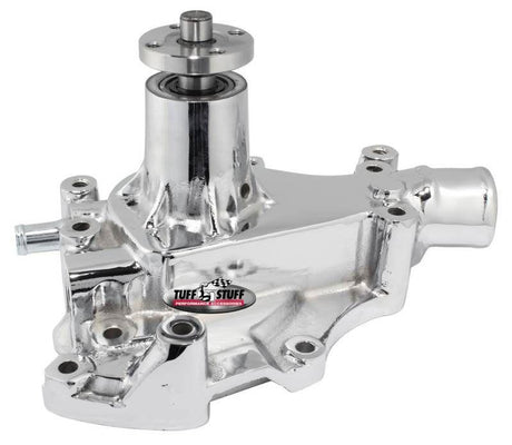 Tuff Stuff Chrome High Flow Cast Water Pump with Passenger Side Inlet (TUF1469B) TUF1469B