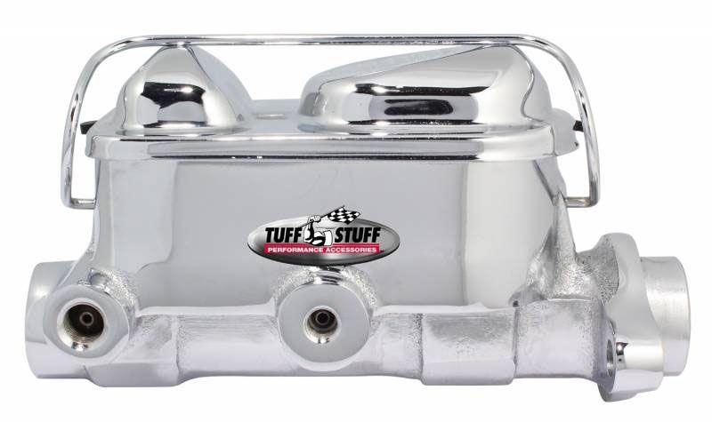 Tuff Stuff Chrome Dual Reservoir Master Cylinder (TUF2017NA) TUF2017NA