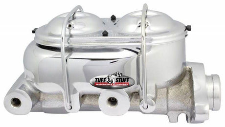 Tuff Stuff Chrome Universal Dual Port/Dual Reservoir Master Cylinder 1" Bore (TUF2020NA) TUF2020NA