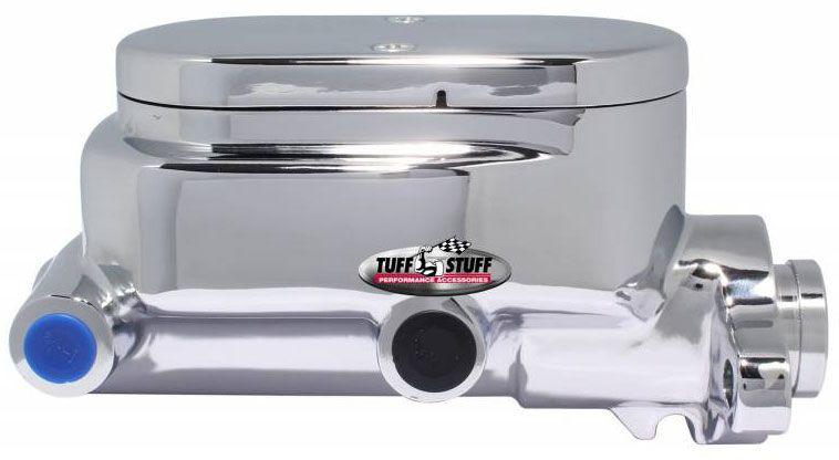 Tuff Stuff Chrome Aluminium Dual Reservoir Master Cylinder 1" Bore (TUF2023NA) TUF2023NA