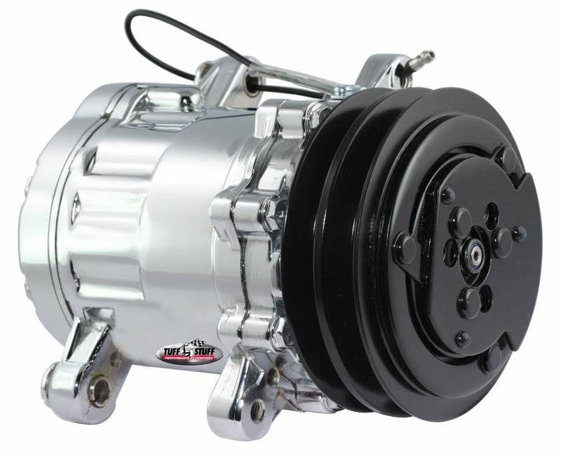 Tuffstuff Peanut Style A/C Compressor, Chrome (TUF4517NADP) — Fast Lane ...