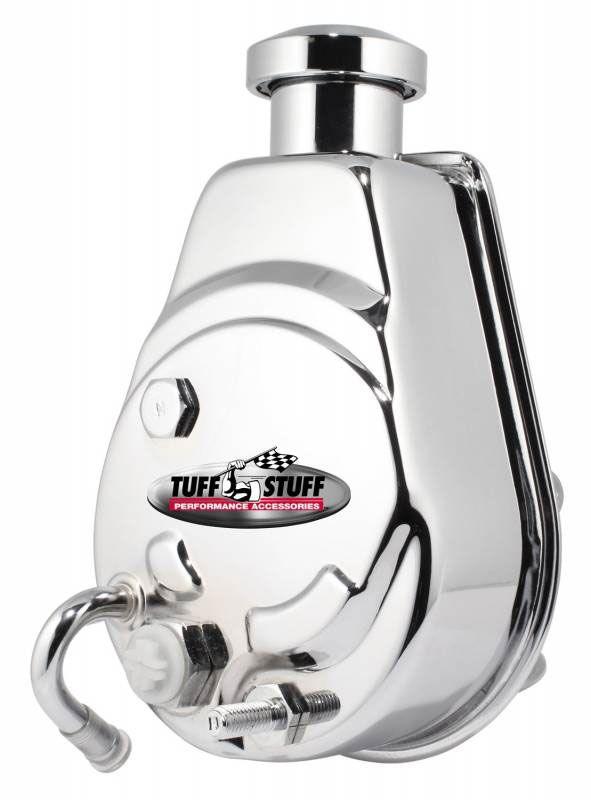 Tuff Stuff Saginaw Power steering Pump - Chrome (TUF6176) TUF6176
