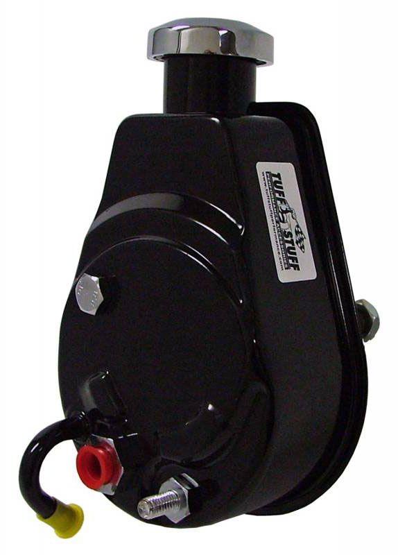 Tuff Stuff Power Steering Pump, Saginaw Key Shaft, Black (TUF6176B) TUF6176B