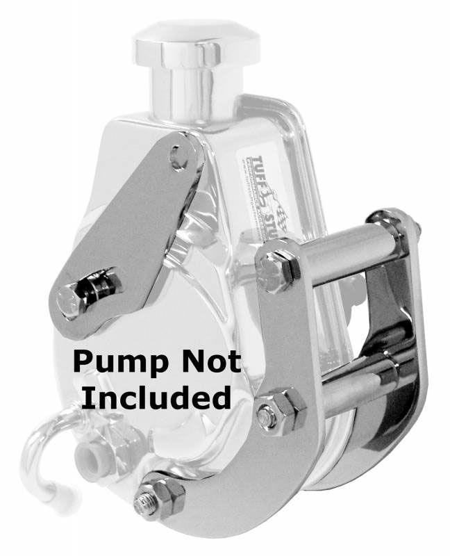 Tuff Stuff Saginaw Power Steer Pump Bracket - Chrome (TUF6503A) TUF6503A